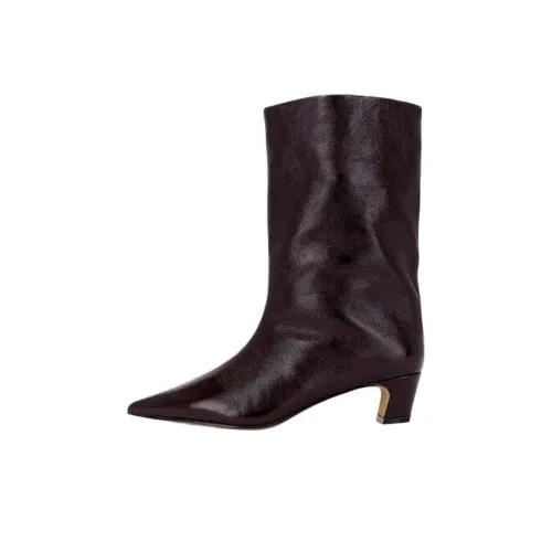 STEVE MADDEN Lytton Booties 4CM Женские Бордовый