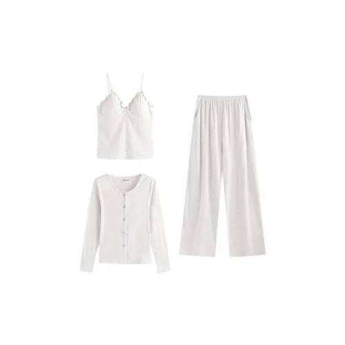 Wabi Town Пижамный комплект Женский Светло-серый