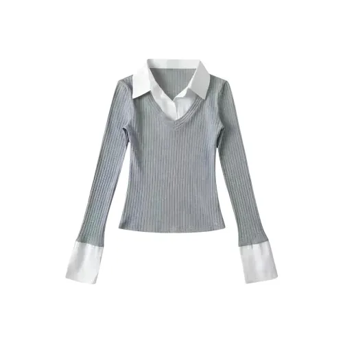 DOSOHEB Серый Женский Трикотаж