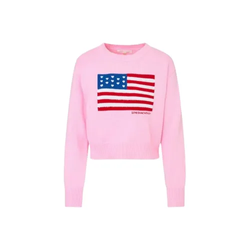 LOVESHACKFANCY Розовые Женские Свитера