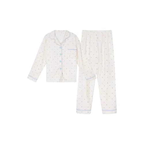 XIAFENYAN Абрикос Женские Пижамные Комплекты