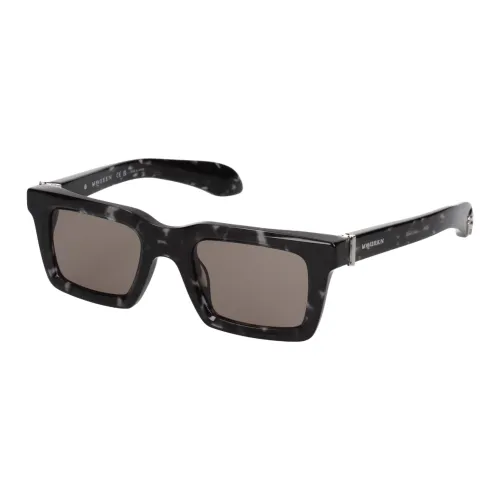 Alexander McQueen Ацетат Квадратные Солнцезащитные очки Женские Черепаховый