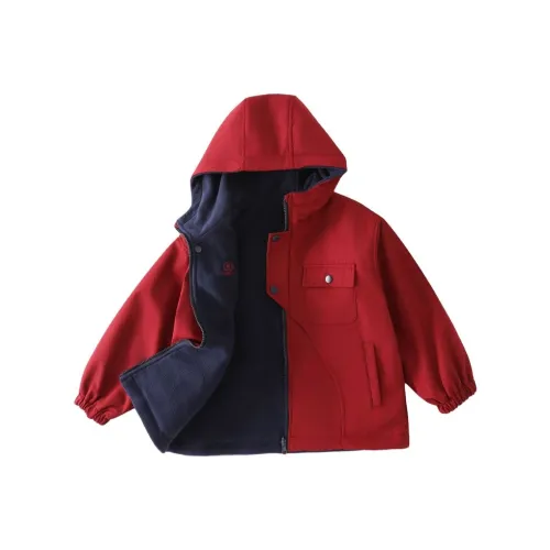 Brilliant Хлопковый пуховик Осенний Зимний Красный Детский