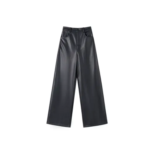 DX.DAXI Черные Женские Повседневные Штаны