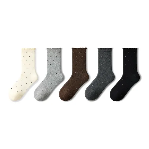 PRIMEET Носки Crew Женские упаковка из 5 пар