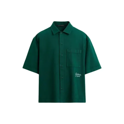 ZARA Зеленые Мужские Рубашки