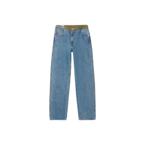 Levis Medium Blue Men's Jeans Левис Средне-синие Мужские Джинсы