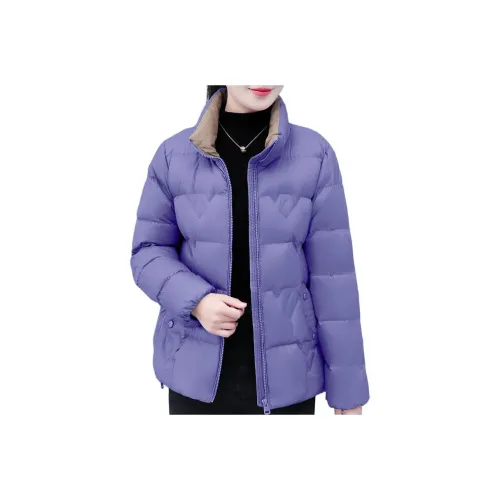 EMINU Воротник-стойка Хлопковый пуховик Женские