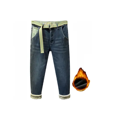 CAT'S PAW Синий Унисекс Джинсы