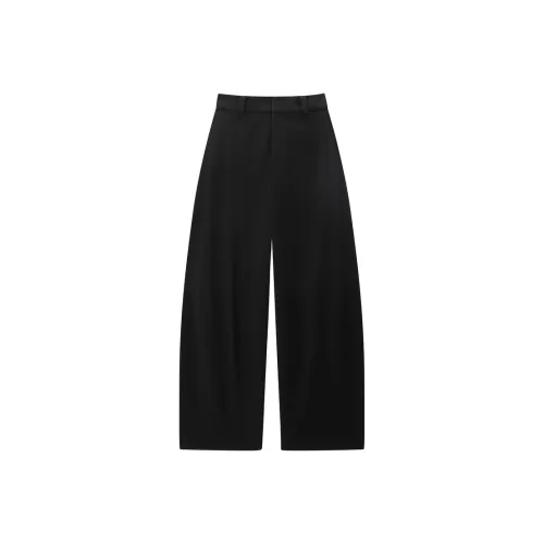 PEACEBIRD Черные Женские Повседневные Штаны