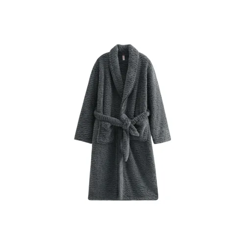 FENTENG FJ26940576 Темно-серый Мужской Банные халаты