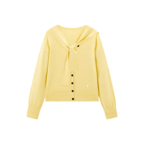 PEACEBIRD Ванильный Заварной Женские Трикотаж