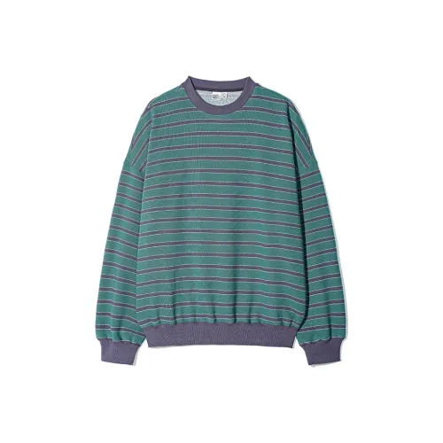 PARTIMENTO Зеленый Фиолетовый Мужской Свитшот