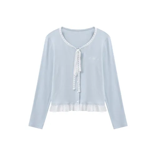 Another alley Синий Женские T-рубашки