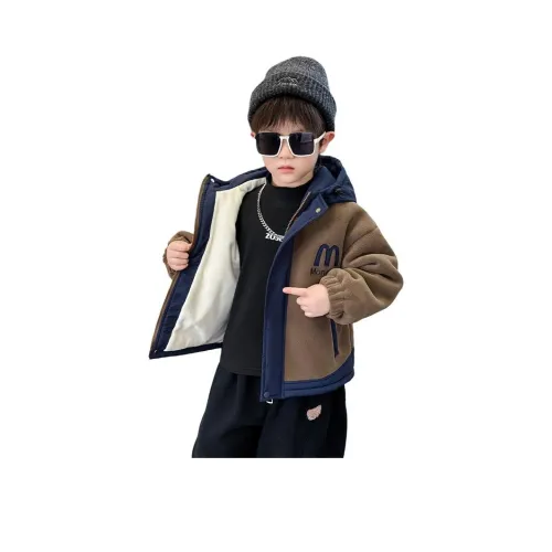 ATONGMU Хлопковый пуховик Осенний Зимний для детей 3-7 лет