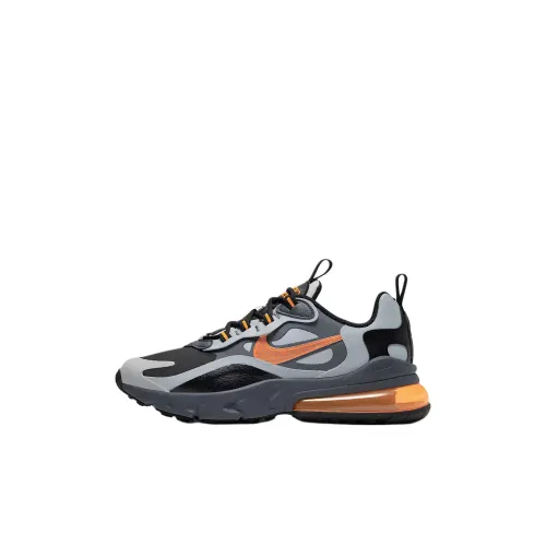 Nike Air Max 270 Low Топ Детские Беговые Кроссовки Черный Серый Унисекс