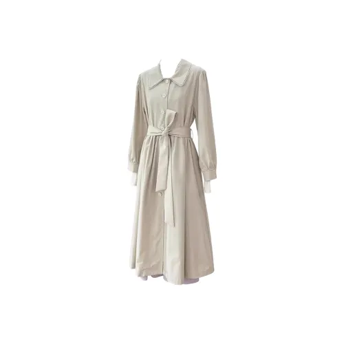 GRAYISMOON Длинное платье с длинными рукавами женское