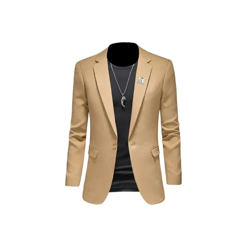 MG Оранжевый Желтый Мужской Деловой Костюм