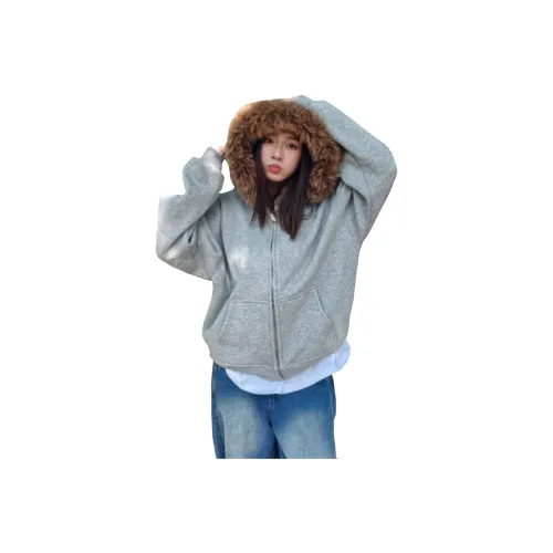 DEAR BETSY Белый Серый Унисекс Свитшоты