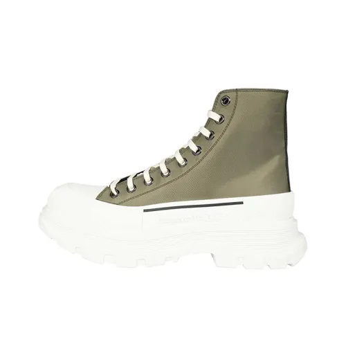 Alexander McQueen Tread Slick Ботильоны Женские Зеленый