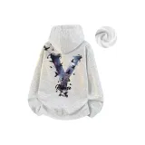 Бело-серый вереск (флисовая подкладка)