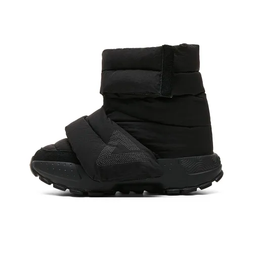 PEAK Taichi Высокий Топ Слайд-он Обувь Амортизация Rebound Увеличение Высоты Противоскользящая Повседневная Обувь Женская Чисто Черный