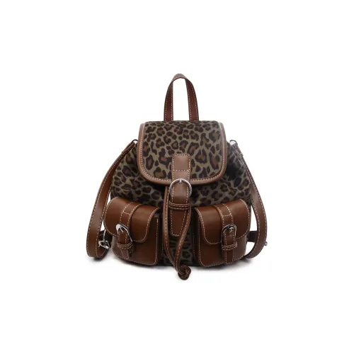 BRINCH Кожа Бархат Рюкзак Стандартный Женский Многоцветный