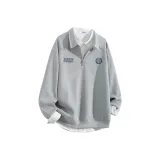 Серый+Белый Рубашка