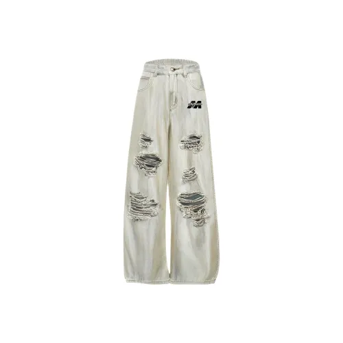 MUSCLETECH Желтые Унисекс Джинсы