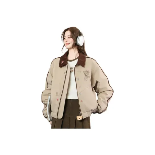 LALABOBO Хаки Унисекс Пуховики