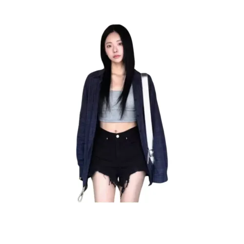 Amyway Темно-синие женские рубашки