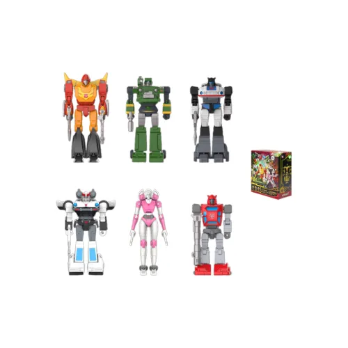 Yolopark Трансформеры G1 Animated AMK MINI Слепые коробки Один Mystery Коробка Целая коробка 6 шт