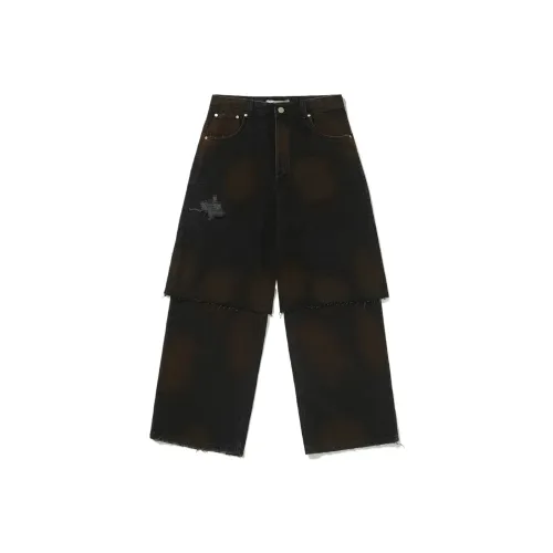 Piet co-brand Черные Унисекс Джинсы