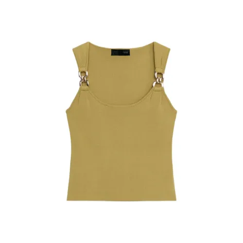 ZARA Средний зеленый Женские майки