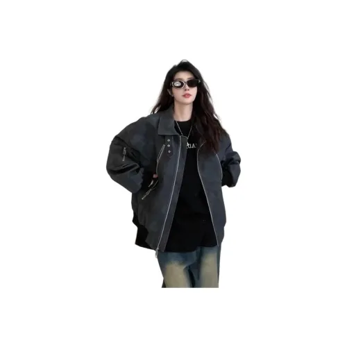 YICHEN Женские кожаные куртки