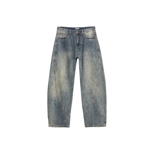 ENTONG Синий Унисекс Джинсы