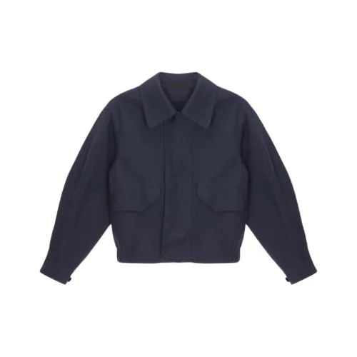 Lemaire Темно-синие мужские куртки