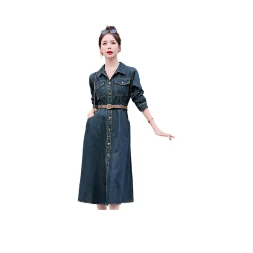 JOEM Длинное платье с длинными рукавами женское