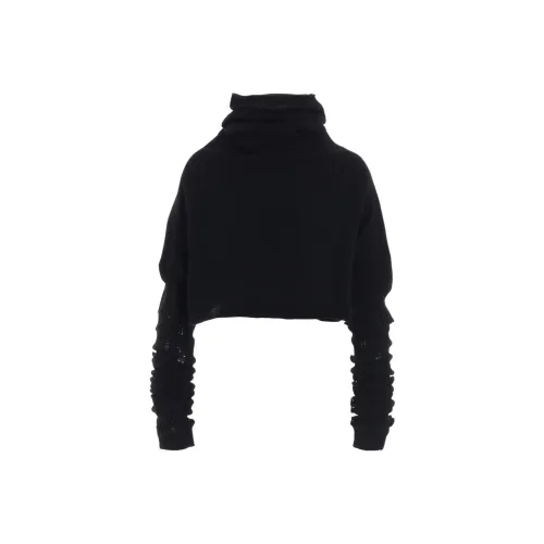 Yohji Yamamoto Femme FW25 7G Простой Стич Links Укороченный HN PO W Рука WARMERS Трикотаж Женские