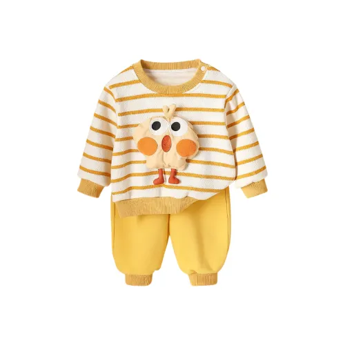 GOYN Желтый Двухкомпонентный Комплект Малыш Комбинезоны Ползунки