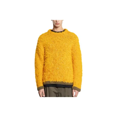 Sacai Желтые Мужские Свитера