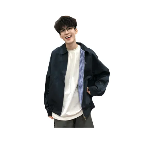 DEAR BETSY Темно-синие унисекс куртки