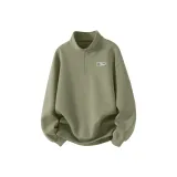 [330Г Тяжелый] Серо-зеленый цвет с узором горошка (на груди с логотипом The Summit of Dome)