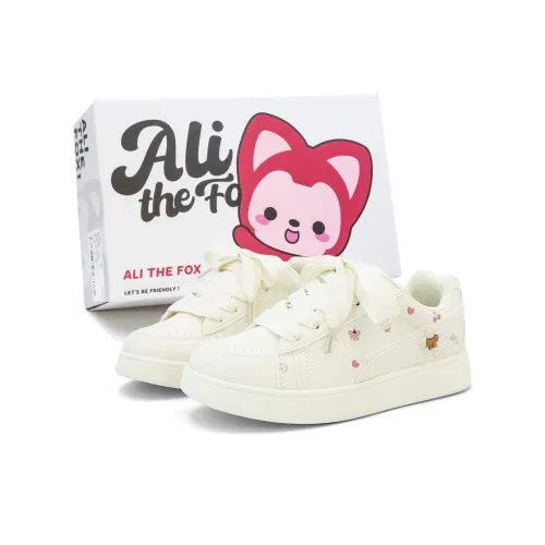 Али Тх Фокс Скейтборд Кроссовки Низкие Бежевые Эксклюзивная Коробка Женские