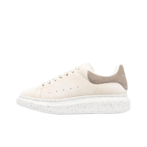 Alexander McQueen Oversized Sneaker Low Топ Стильные Скейтбординги Мужской Бежевый