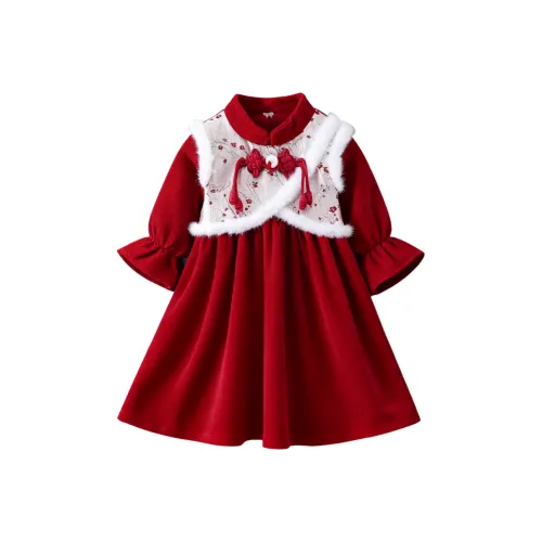 GOYN Бургундский Предшкольные Платья