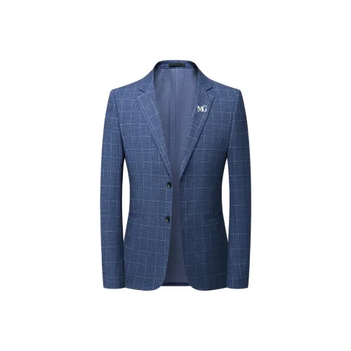 MG Синий Мужской Деловые костюмы