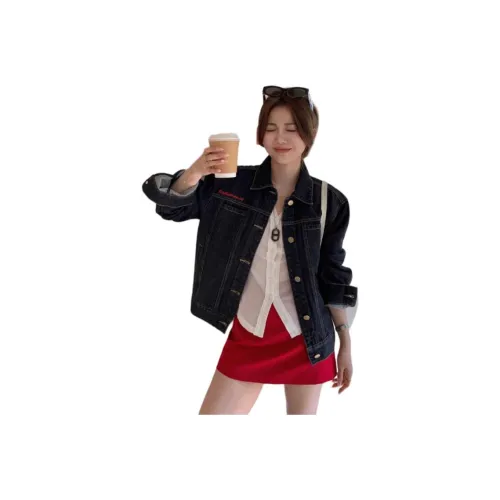 YICHEN Оригинальный джинсовый женский джинсовый куртка