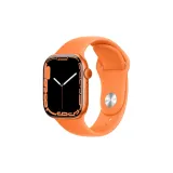 Официальный, оранжевый, силиконовый, обратная пряжка, ремень