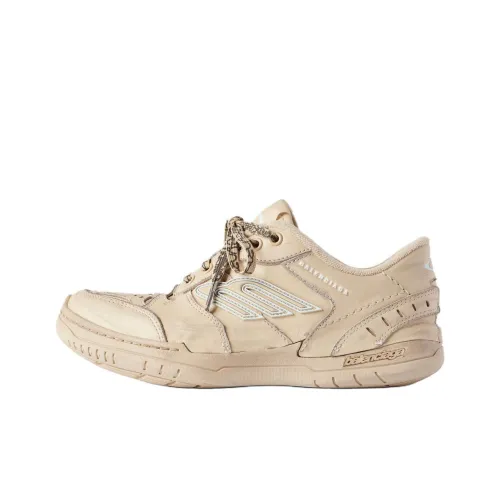 Balenciaga Hamptons Потертые Низкие Скейтборд Кроссовки Женские Бежевые